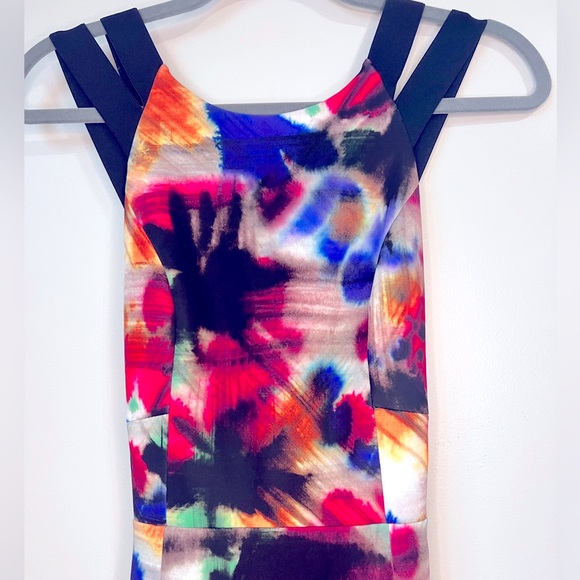 Milly Hayden Graffiti-Print Sheath Dress Size 8 - Picture 6 of 11